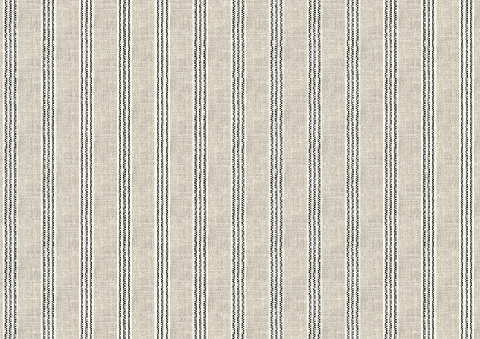 Emily Bond George Stripe Print, Charcoal - Roller Blind - Image 6